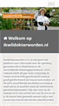 Mobile Screenshot of ikwildokterworden.nl