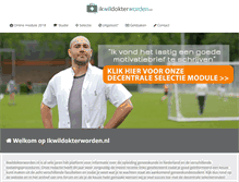 Tablet Screenshot of anonymuis.ikwildokterworden.nl